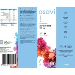 Osavi Methyl-B12 Oral Spray 100mcg Cherry Flavor 25ml