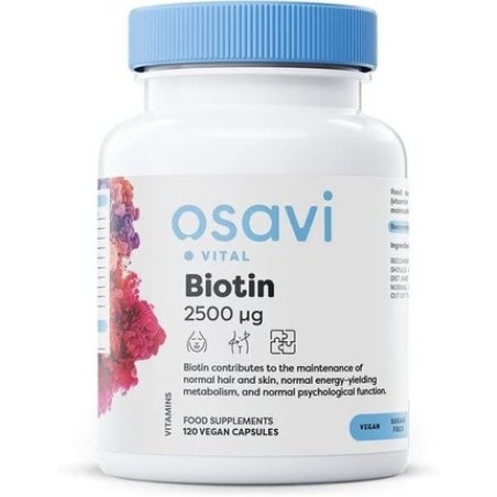 Osavi Biotin 2500mcg 120 Vegan Capsules