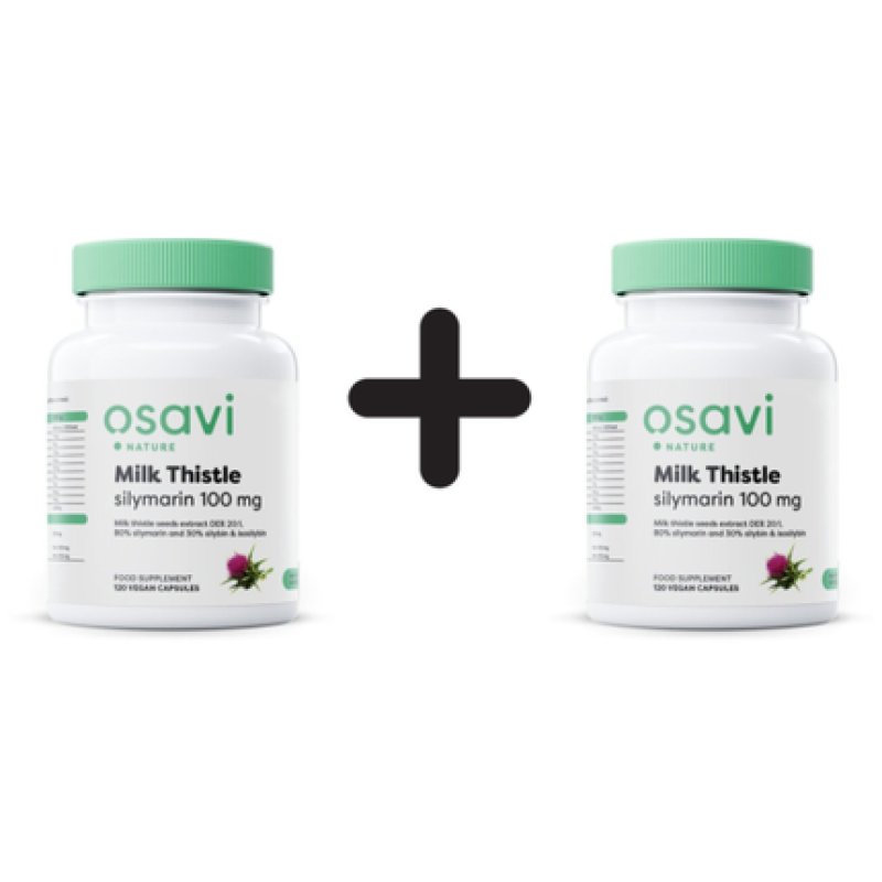 Osavi Milk Thistle Silymarin 100mg 120 Vegan Capsules