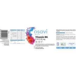 Osavi Vitamin B6 P-5-P 30mg 120 Vegan Capsules