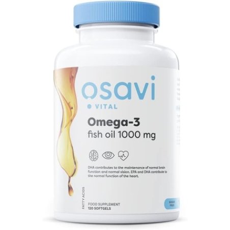 Osavi Omega-3 Fish Oil Molecularly Distilled 1000mg