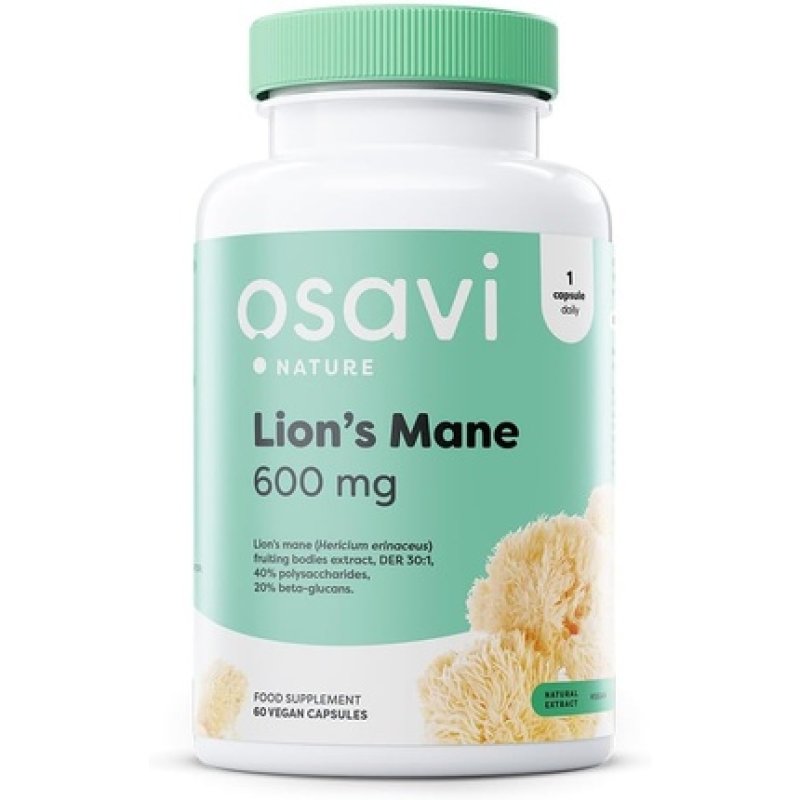 Osavi Lion's Mane 600mg - 60 Vegan Capsules