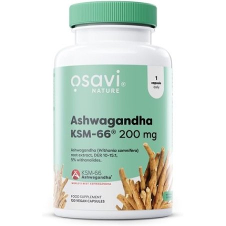 Osavi Ashwagandha KSM-66 200mg - 120 Vegan Capsules