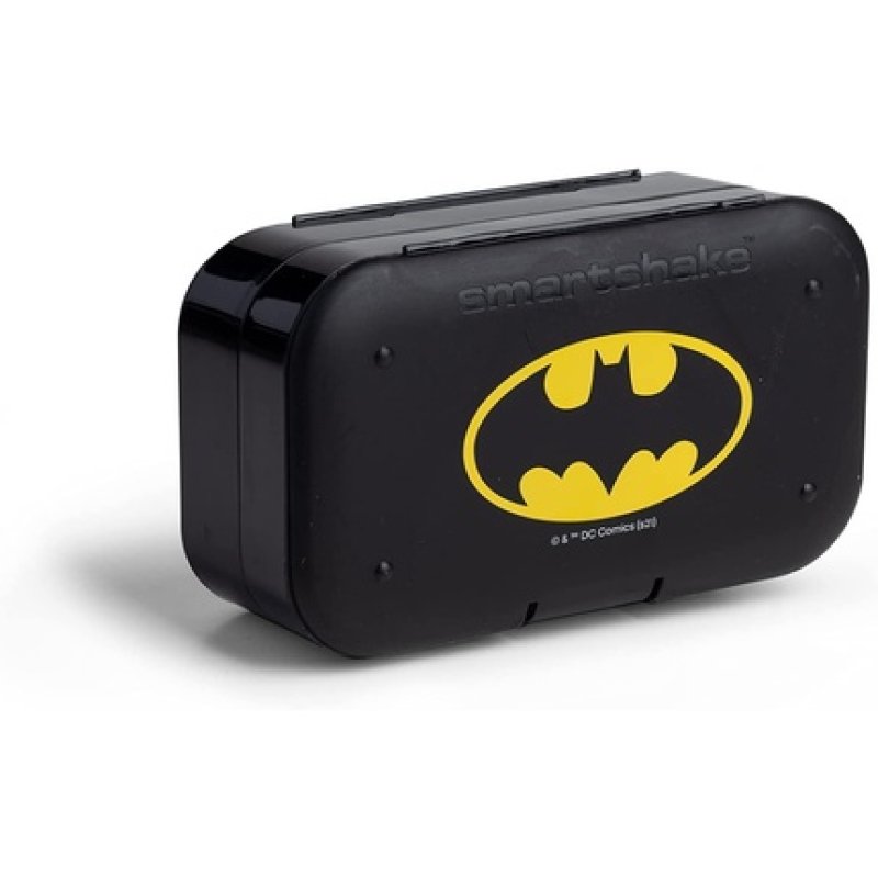 Smartshake DC Batman Pill Box Organizer - Pack of 2 Portable Size BPA Free