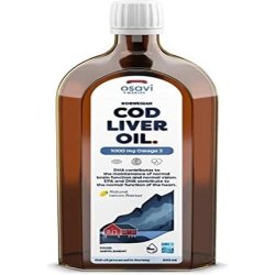 Osavi Norwegian Cod Liver Oil 1000mg Omega 3 Lemon 500ml
