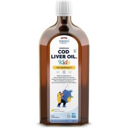 Osavi Norwegian Cod Liver Oil Kids 500mg Omega 3 Lemon 500ml