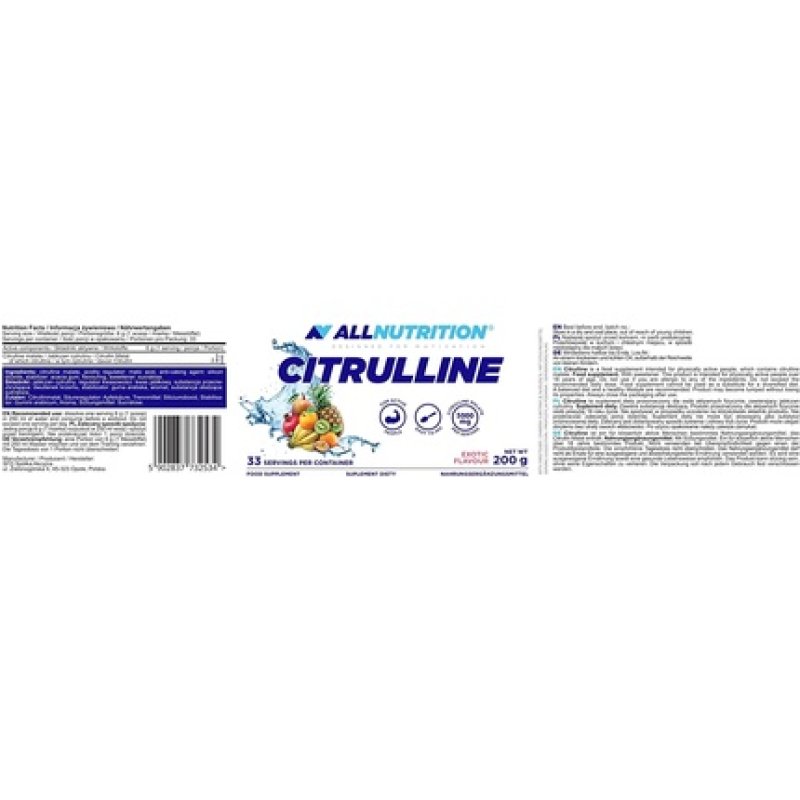 ALLNUTRITION Citrulline Exotic 200g