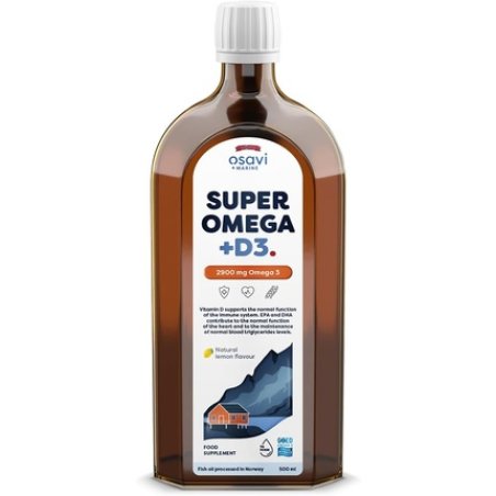 Osavi Super Omega D3 2900mg Omega 3 Lemon 500ml