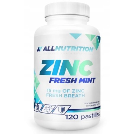 Allnutrition Zinc Fresh Mint 120 Pastilles - Zinc Supplement