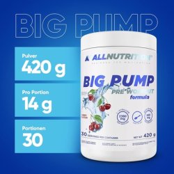 Allnutrition Big Pump Pre Workout Performance Boost Dietary Supplement