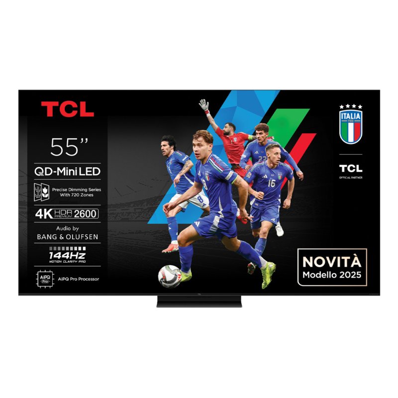 TCL 55C7K TV 139.7 cm (55 ) 4K Ultra HD Smart TV Wi-Fi Metallic 2600 cd/m2
