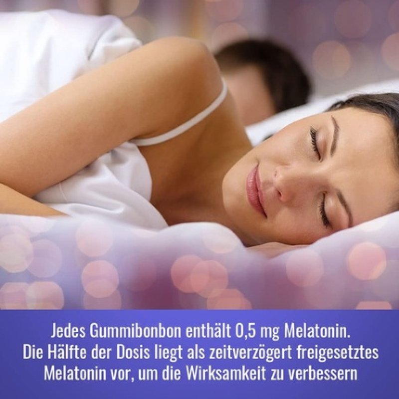 Weider Melatonin Gummies for Better Sleep with Time-Delayed Release