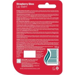 Himalaya Lip Balm Strawberry Gloss Tube Glossy Shine 10g Red