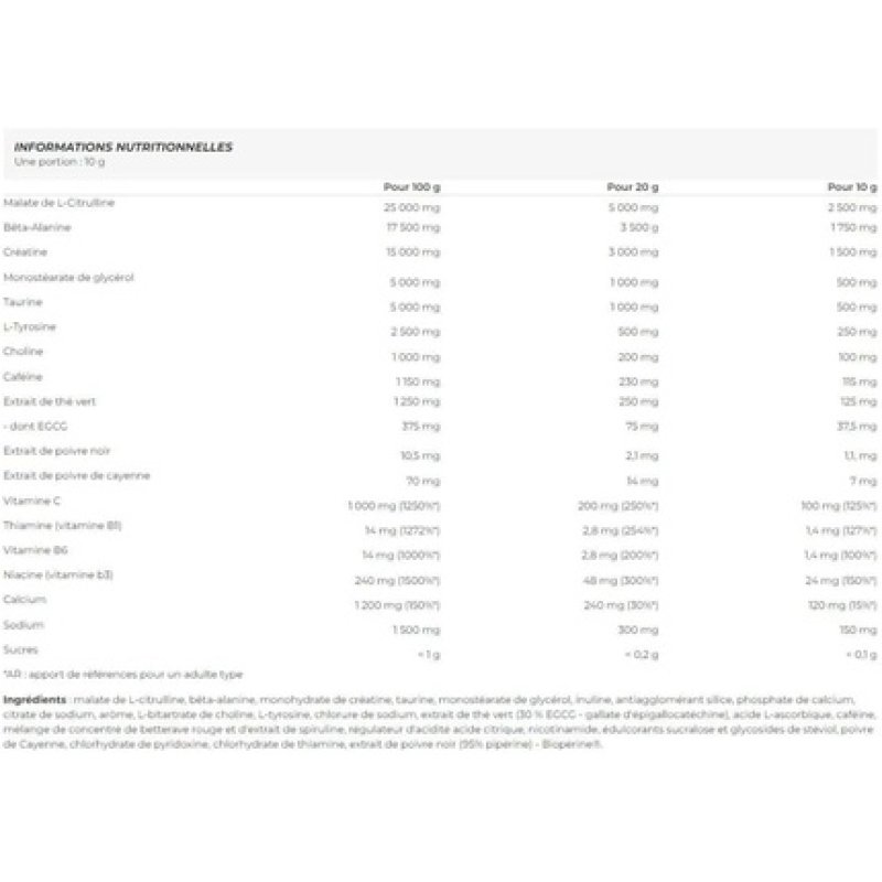 Nutrend N1 Pro Pre-Workout Forest Berries 300g