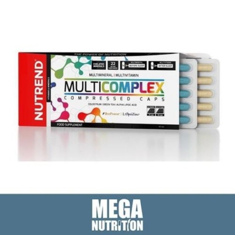 Nutrend Multicomplex Compressed Capsules Boost Immune & Focus 60 Capsules