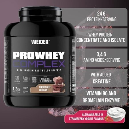 Weider Prowhey Complex 1.2kg Chocolate Fondant Flavor