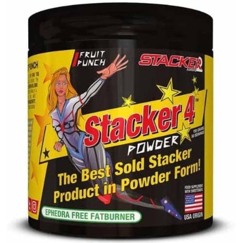 Stacker2 Europe Stacker 4 Powder Lemon Lime 150g