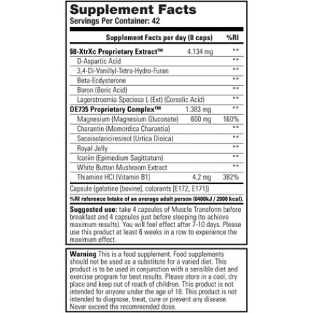 Stacker2 Muscle Transform 168 Capsules