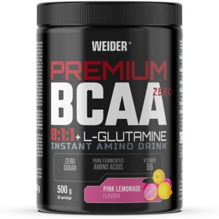 Premium BCAA 8:1:1 with L-Glutamine 500g Pink Lemonade Flavor