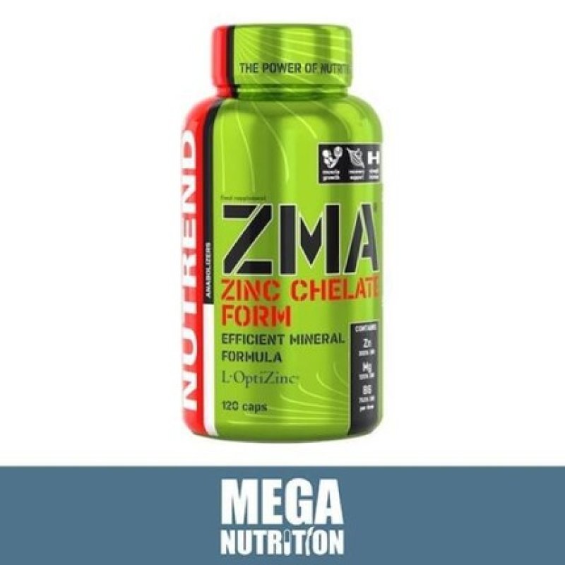 Nutrend ZMA Improve Muscle Building and Recovery Support 120 Capsules