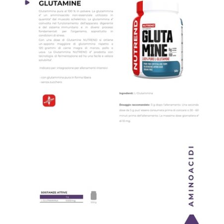 Nutrend Glutamine 500g