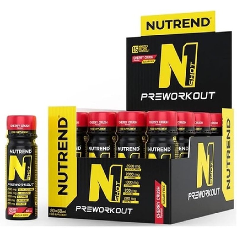 Nutrend N1 Shot Cherry Crush 20 x 60ml - Pack of 20