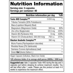 Stacker 2 Testo 4HD Standard Capsules 120 Count