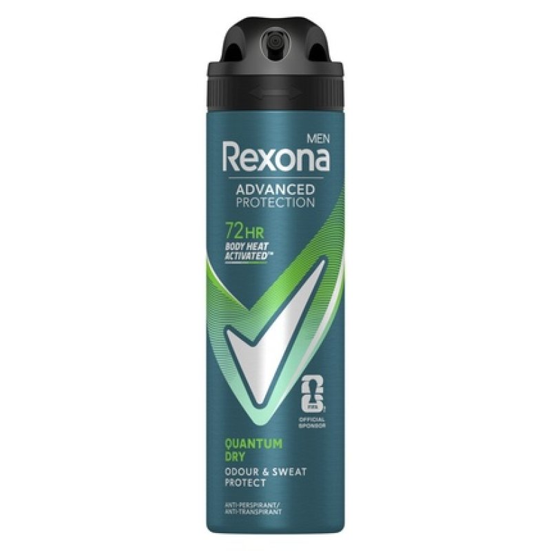 Rexona Men Deodorant Spray Dry Quantum Effective Protection