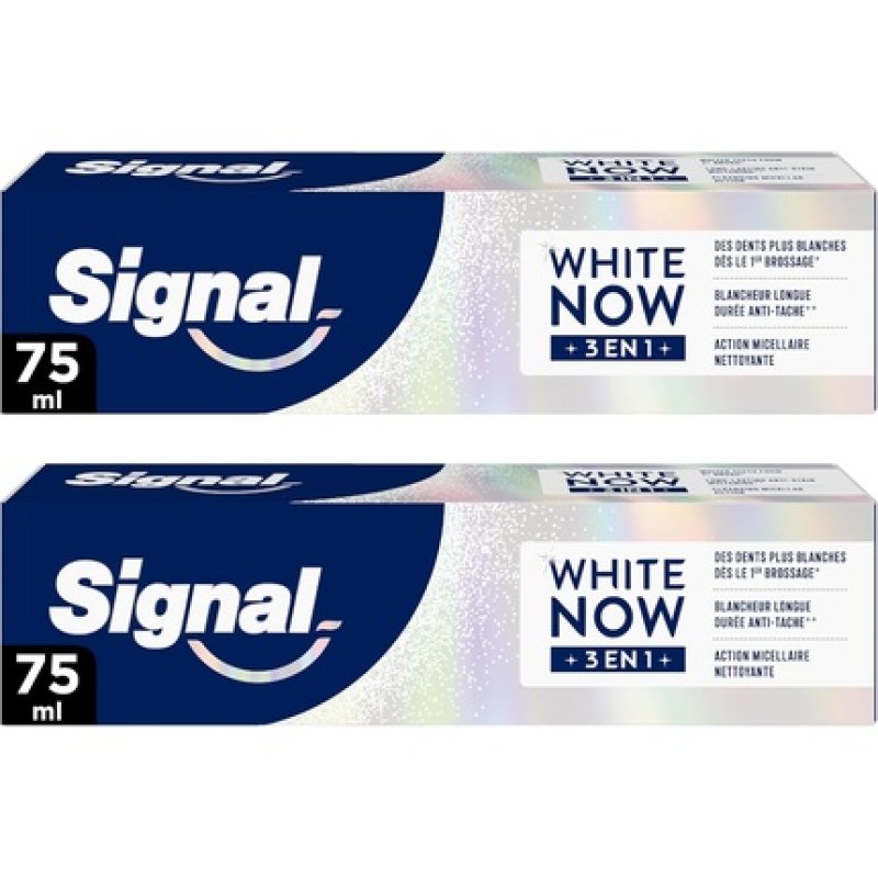 Signal White Now 3 in 1 Toothpaste Essential Longlasting Whitening
