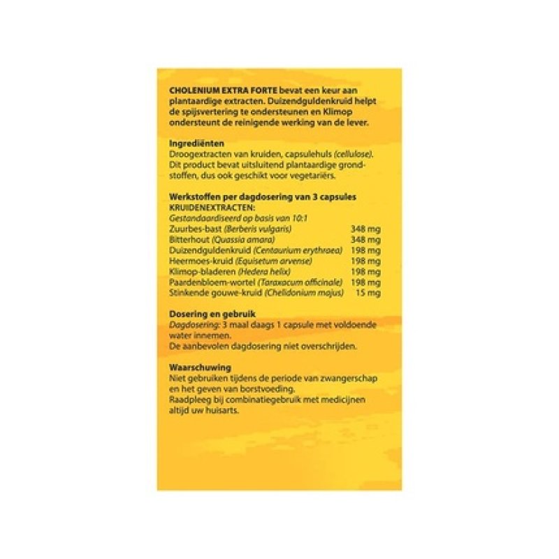 Bloem Cholenium Extra Forte 100 Capsules