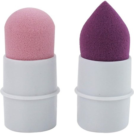 Real Techniques Miracle Remedy Makeup Sponges with Travel Cap Packaging Pink - Pack of 2