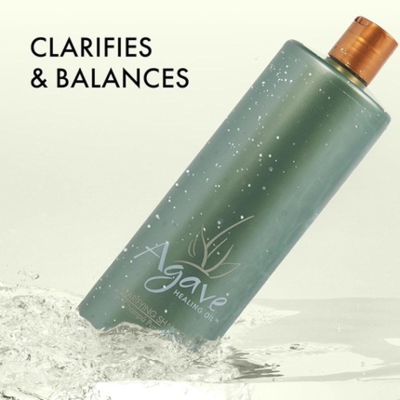 Agave Clarifying Shampoo Deep Cleansing & Hydrating Formula for All Hair Types