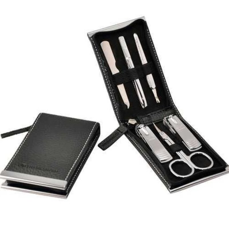 Manicure Set Black - 6 Tools