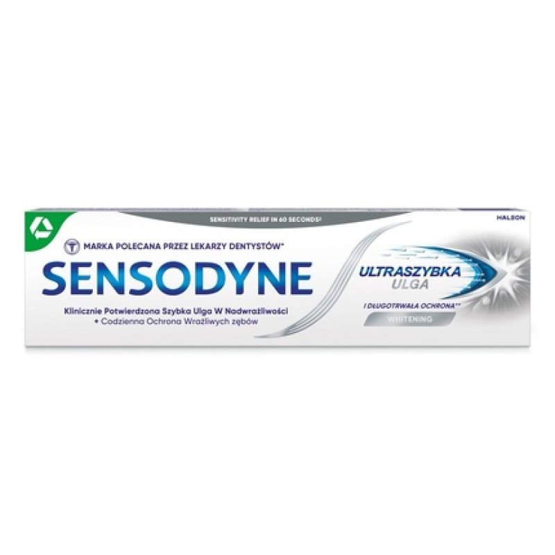 Sensodyne Rapid Relief Whitening Toothpaste For Sensitive Teeth 75ml