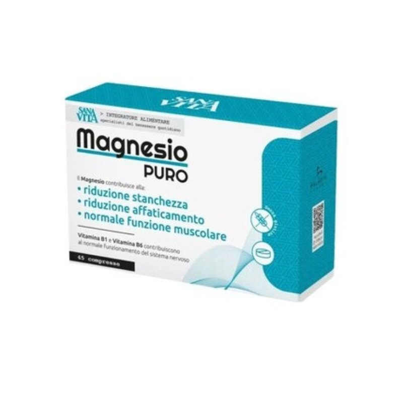 PALADIN PHARMA Sanavita Magnesium Pure Energy Supplement 45 Tablets