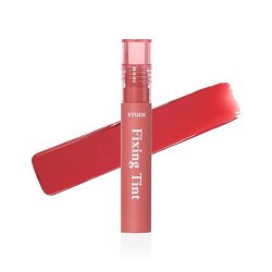 ETUDE Fixing Tint 01 Analog Rose Long Lasting High Pigmented Liquid Lipstick Waterproof Matte Finish Lip Stain Full