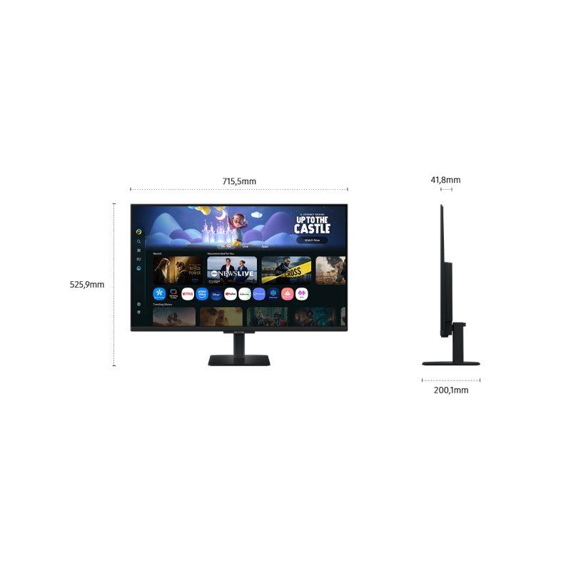 Samsung LS32FM502EUXEN computer monitor 81.3 cm (32") 1920 x 1080 pixels Full HD LED Black