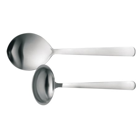 Fiskars - FunctionalForm Serving Cutlery 2 Pieces - Matt Steel