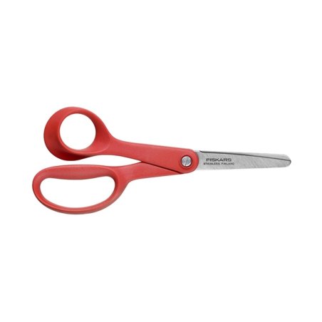 Fiskars - Classic Children's Scissors, Left Hand, Red