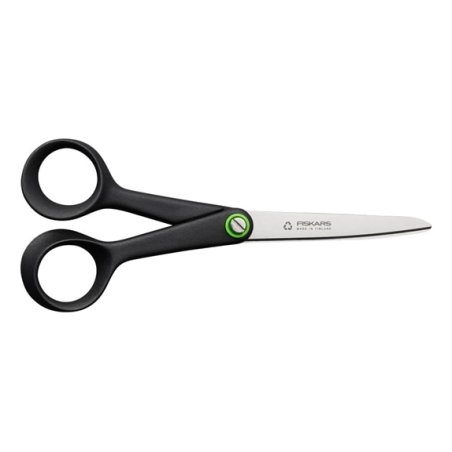 Fiskars 1074543 stationery/craft scissors Universal Straight cut Black, Stainless steel