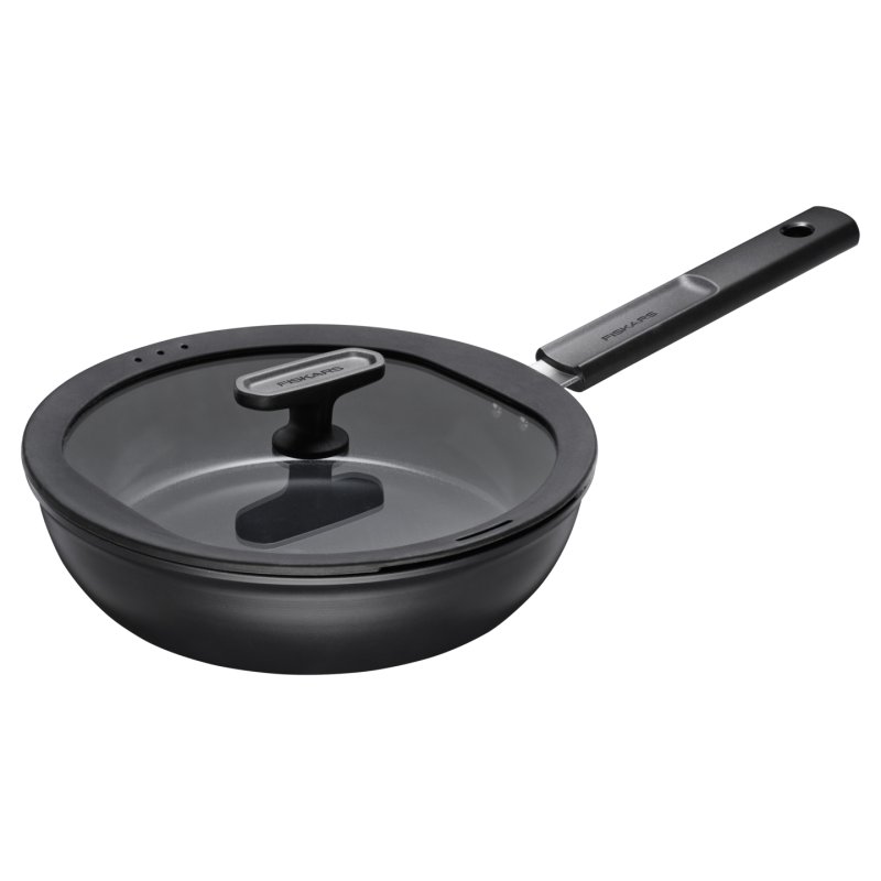 Fiskars - Hard Face Sauté Pan 24 cm with Lid