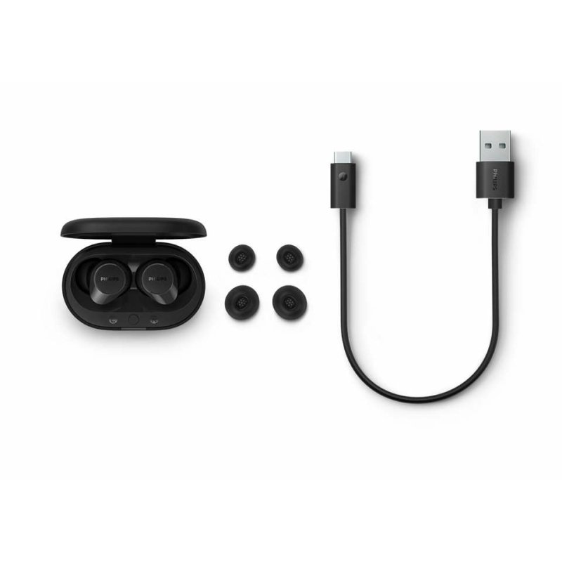 Philips TAT1209BK/00 casque True Wireless Stereo (TWS) Ecouteurs Appels/Musique Bluetooth Noir