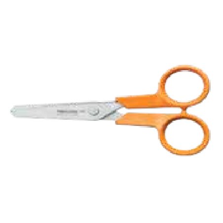 Fiskars 1075063 ciseaux à bouts ronds Ciseaux pour loisirs créatifs Découpe droite Orange, Acier inoxydable