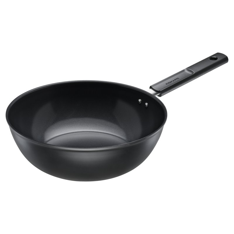 Fiskars - Hard Face Wok 28 cm, 4.5 L