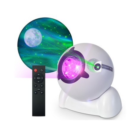 Music - Nordic Lights Stars Projector - Colour Changing LEDs - 185 mm