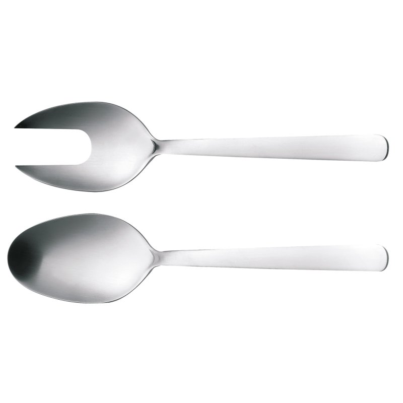 Fiskars - FunctionalForm Salat Cutlery 2 Pieces - Matt Steel