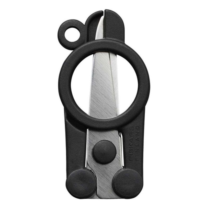 Fiskars 1075352 ciseaux à bouts ronds Universel Découpe droite Noir, Acier inoxydable