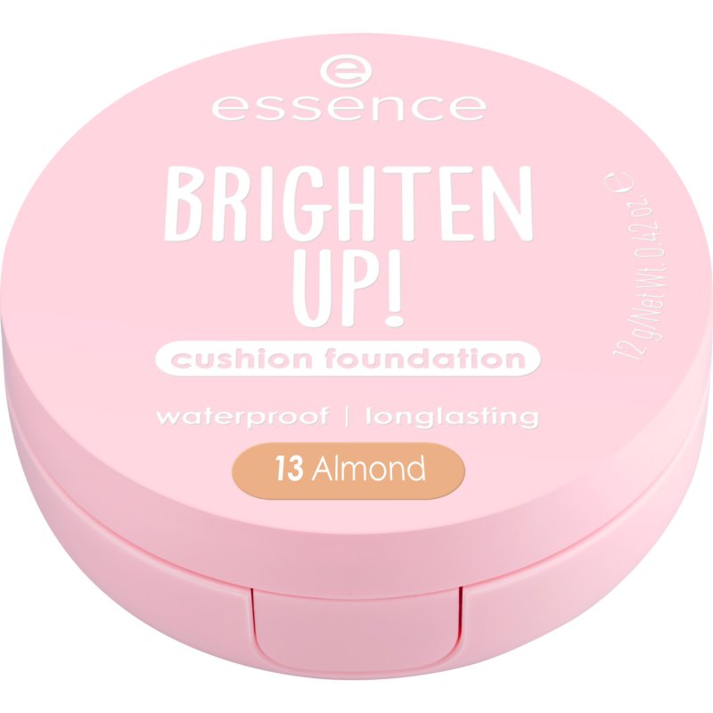 Essence BRIGHTEN UP! cushion foundation 13 12 g Boîtier compact Poudre Almond