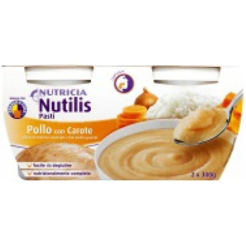 Nutricia Nutilis Meal Dietary Food Chicken with Carrots 300g - Pack of 2