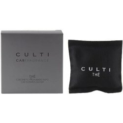 Culti THÉ Sencha Green Tea Fragrance Sachet 8.5x8x2.7 cm - Black Fabric